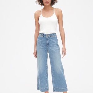 Gap High Rise Wide-Leg Crop Jeans